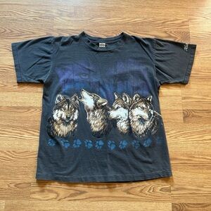 Vintage Turner Wolves ‘93 Alaska T-Shirt Sz Large